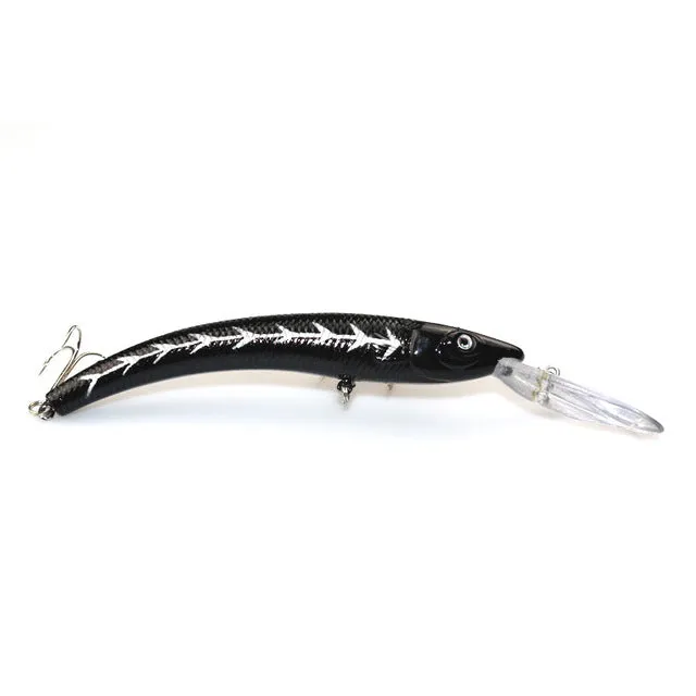 1PCS 15.5cm 15.3g Wobbler Fishing Lure Big Minnow Crankbait Peche Bass Trolling Artificial Bait Pike Carp lures YE-252