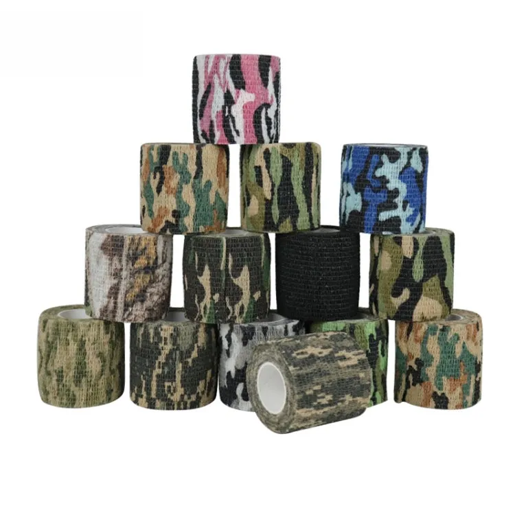 4.5m X 5cm Self-Adhesive Non-Woven Outdoor Camouflage Tape Bandage(Ocean Camouflage No. 4)