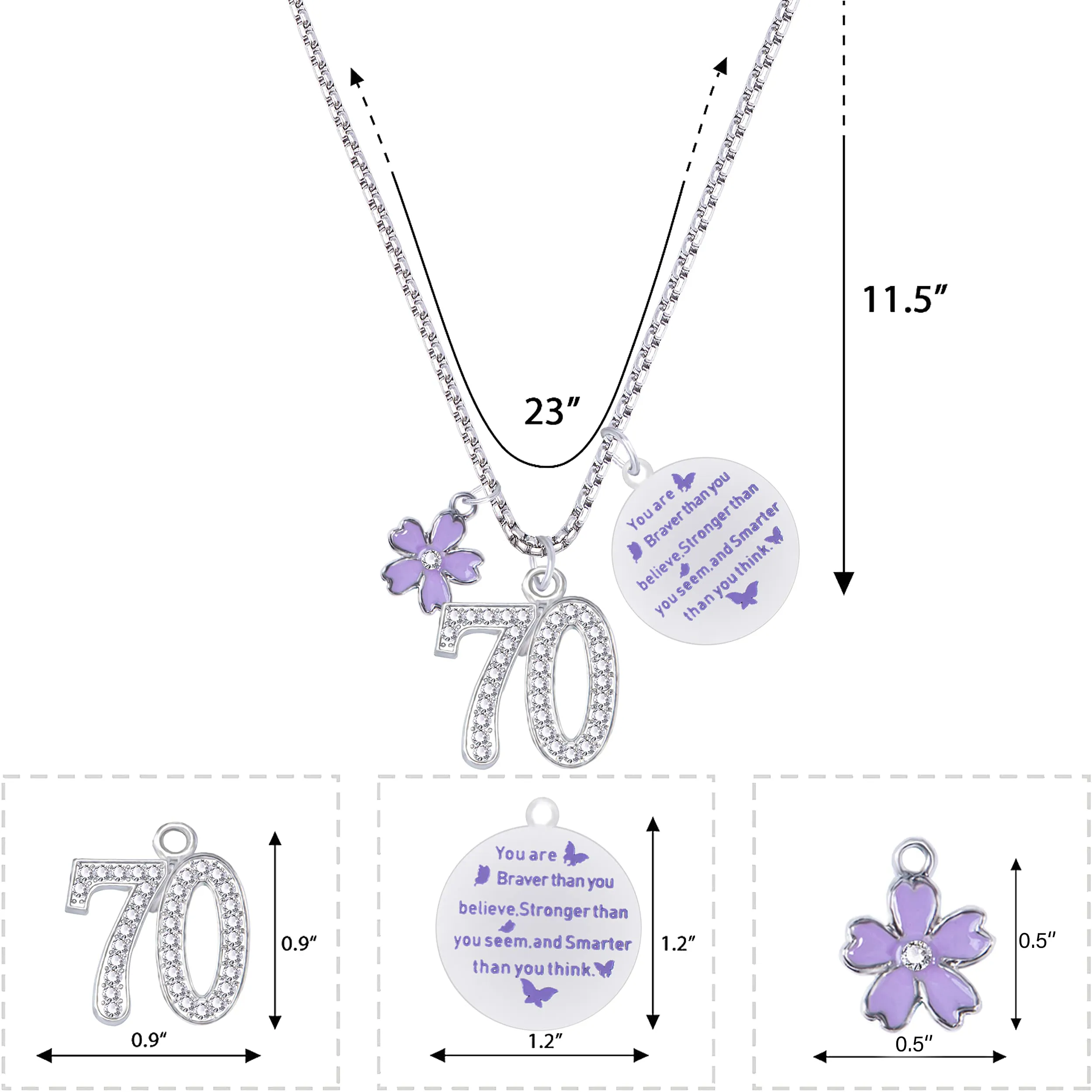 70th Birthday, 70th Birthday Gifts, 70th Birthday Decorations for Women, 70th Birthday