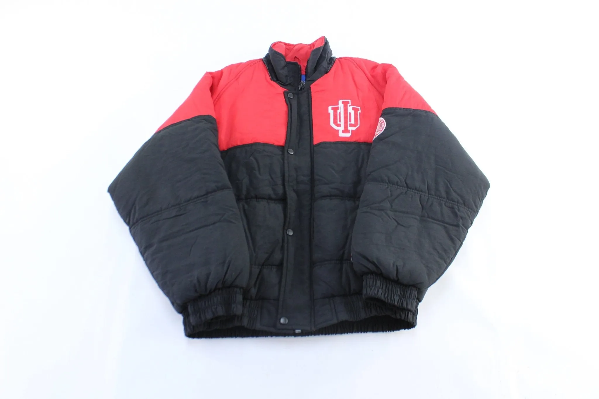 90's Indiana University Embroidered Pro Player Jacket