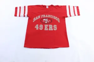 90's San Francisco 49ers Striped T-Shirt