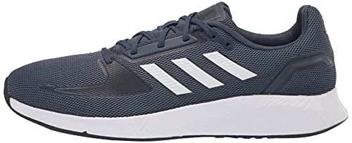 adidas Men's Runfalcon 2.0 Trail Running Shoe, Navy/White/Ink, 9.5