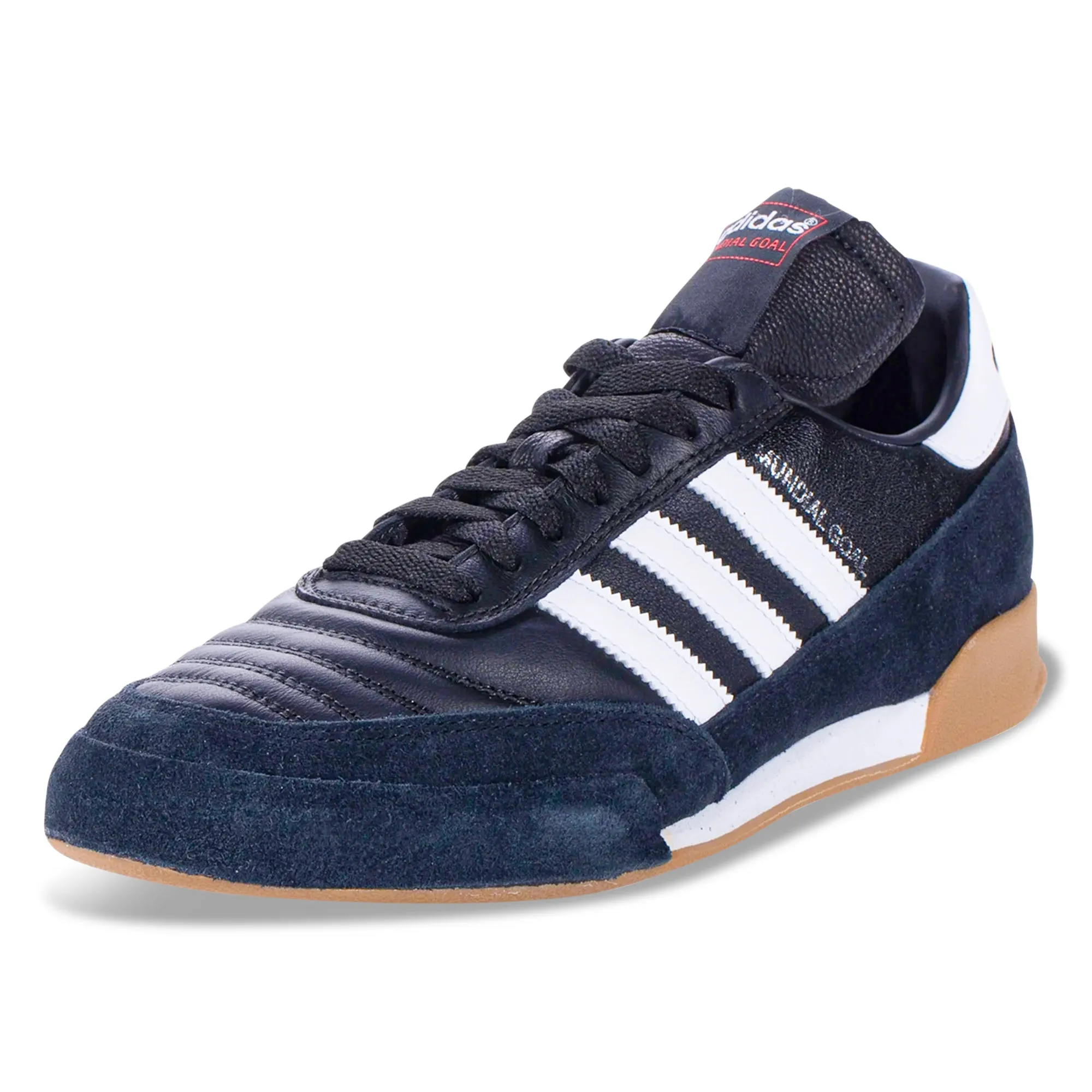 adidas Mundial Goal Indoor Soccer Shoes (Black/White)