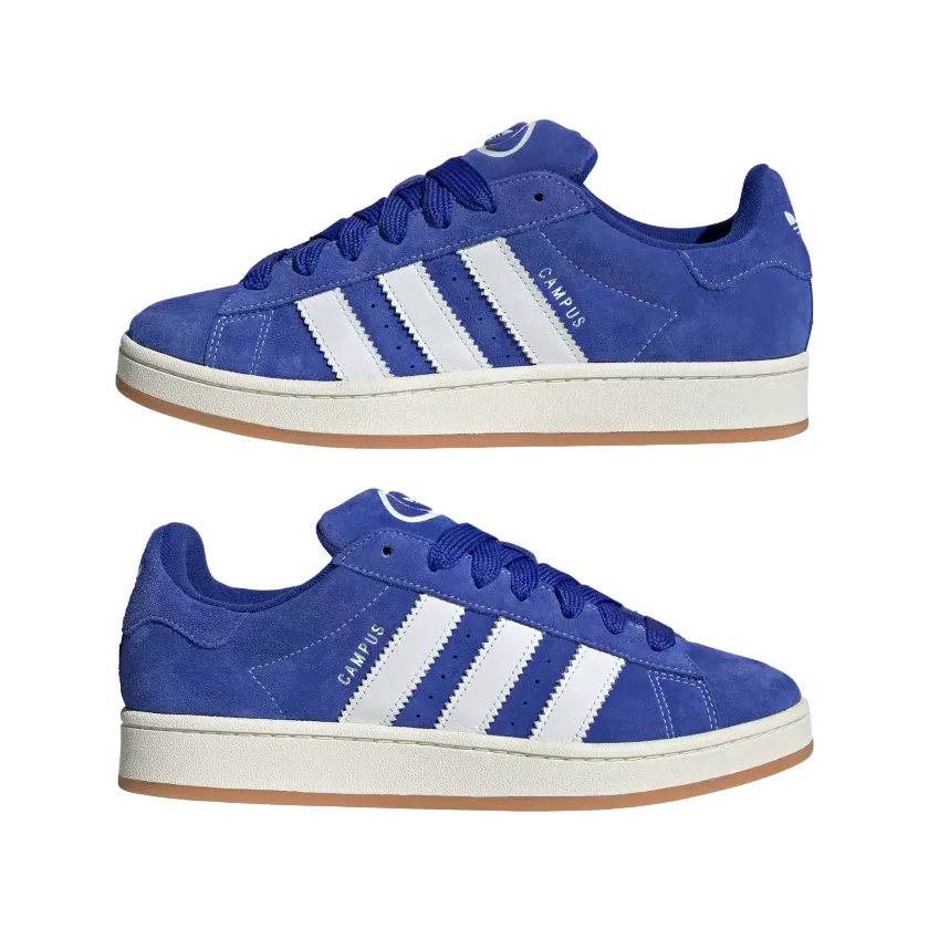 Adidas Originals scarpa sneakers da uomo Campus 00s H03471 bluette bianco