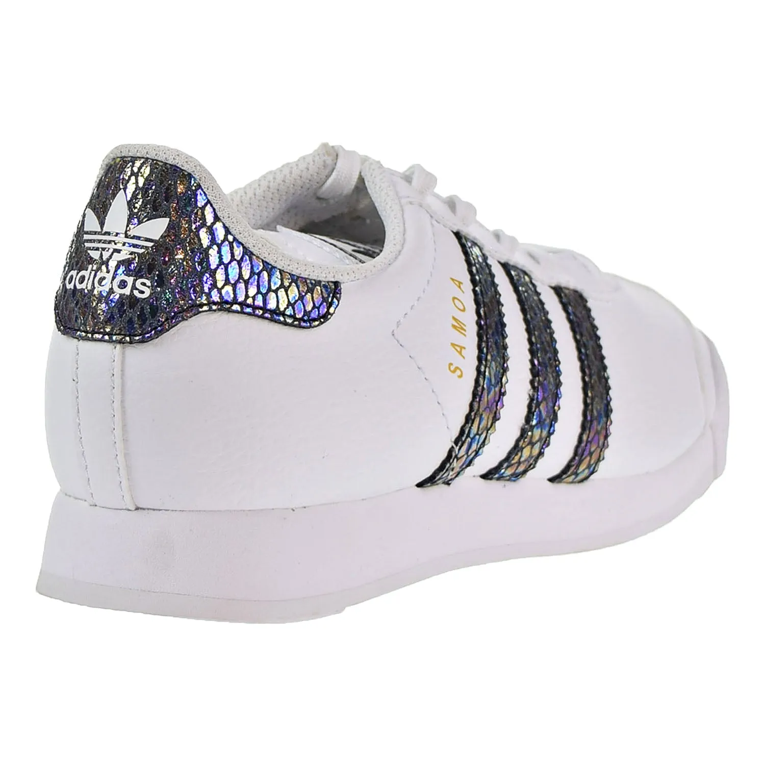 Adidas Samoa C Snake Little Kid's Shoes White/Black/Noiess