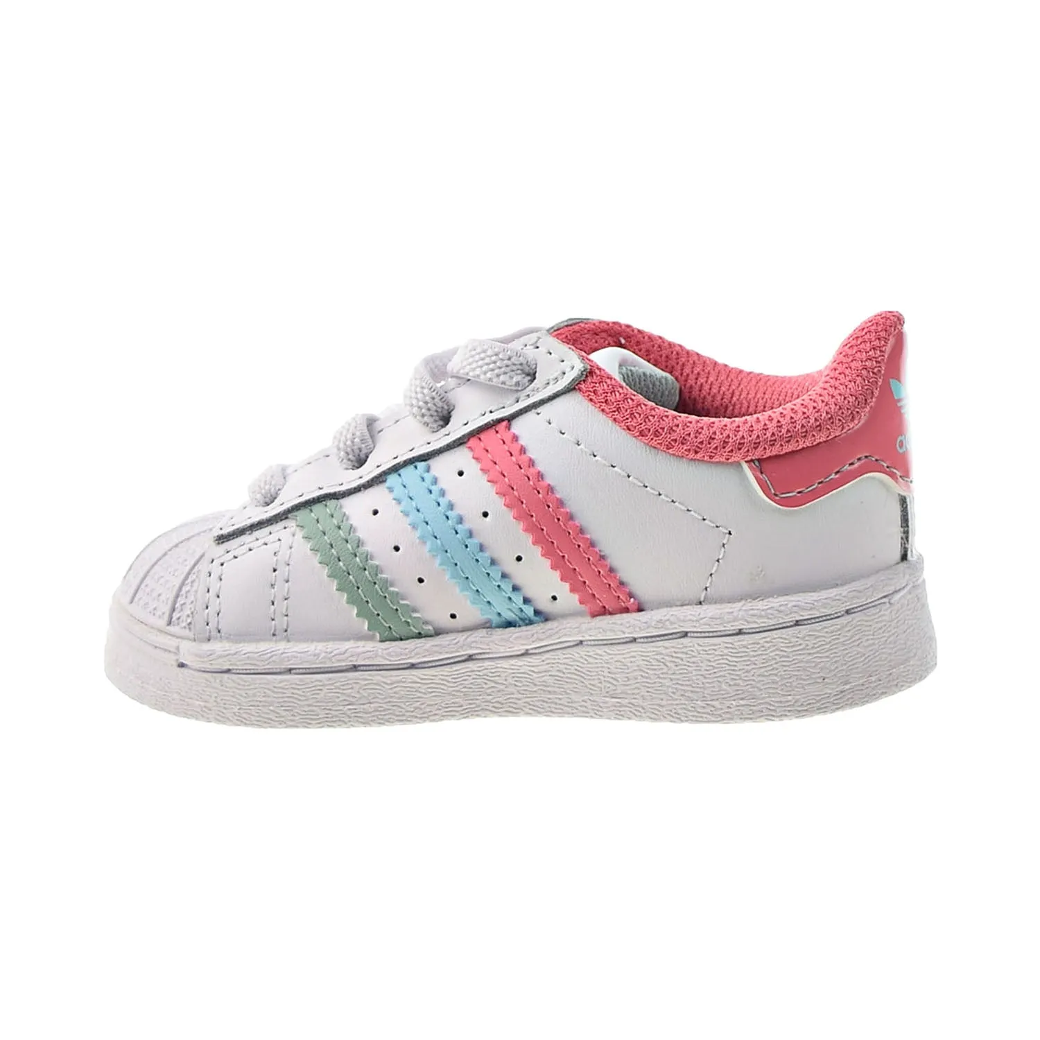 Adidas Superstar EL I Toddlers' Shoes Cloud White-Hazy Rose-Hazy Sky