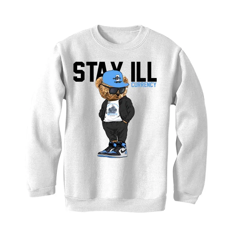 Air Jordan 1 "UNC Toe" | illcurrency White T-Shirt (Stay ill Bear)