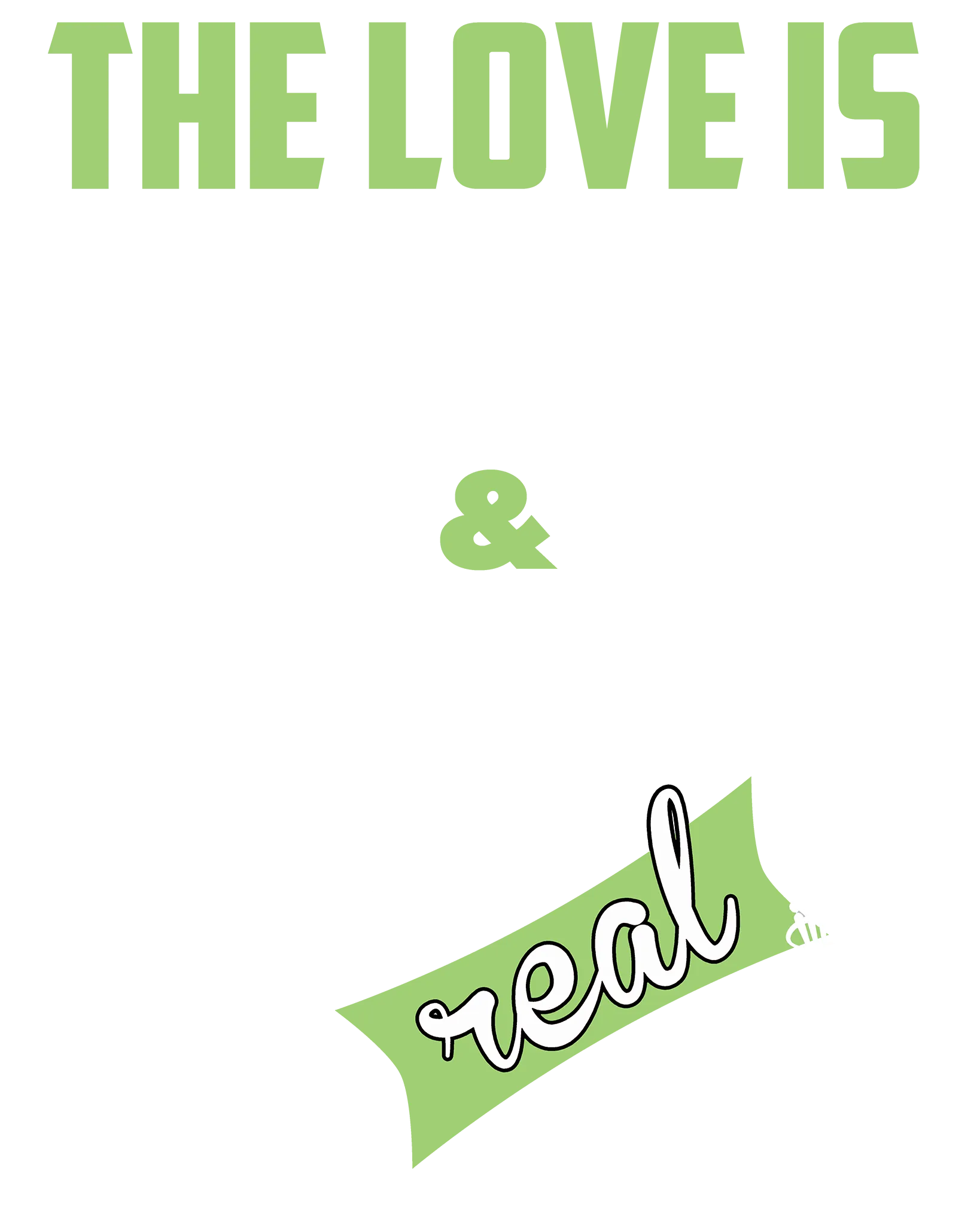 Air Jordan 5 Green Bean Black T-Shirt (Love is Fake)