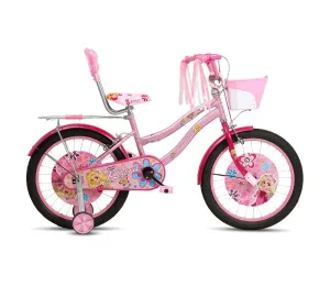 Allwyn Maggie 20T Kids Bicycle , 15 Inch Steel Frame , Tubeless Wheels , Pink (Age Group : 6 To 10 Years Girls), Rigid