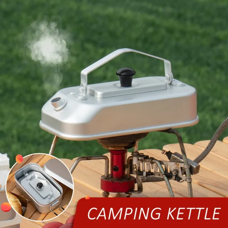 Aluminum Lightweight Kettle Outdoor Hiking Camping Boiling Water Pot with Handle, Spec: Hard Oxidation