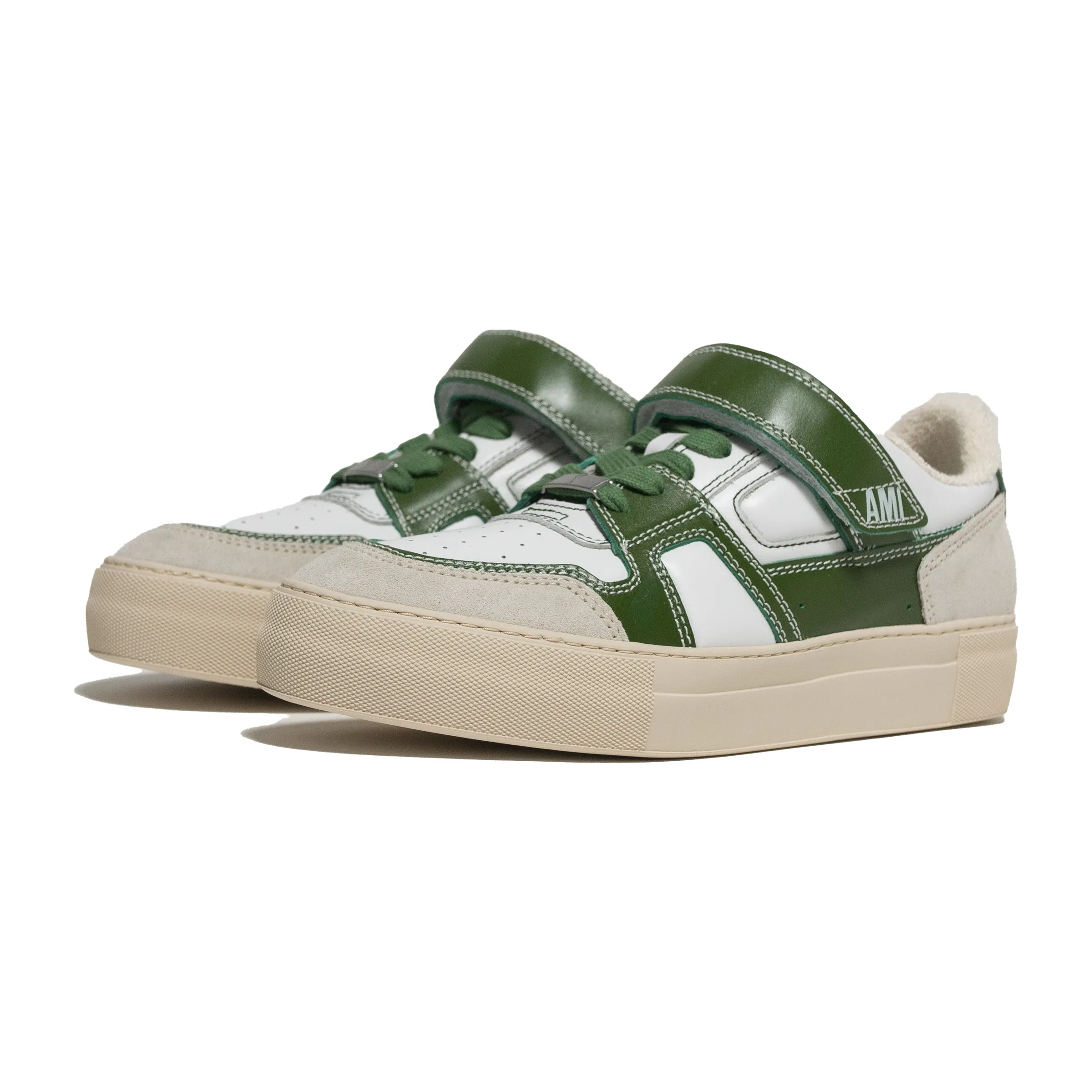 AMI PARIS LOW TOP ARCADE "EVERGREEN"