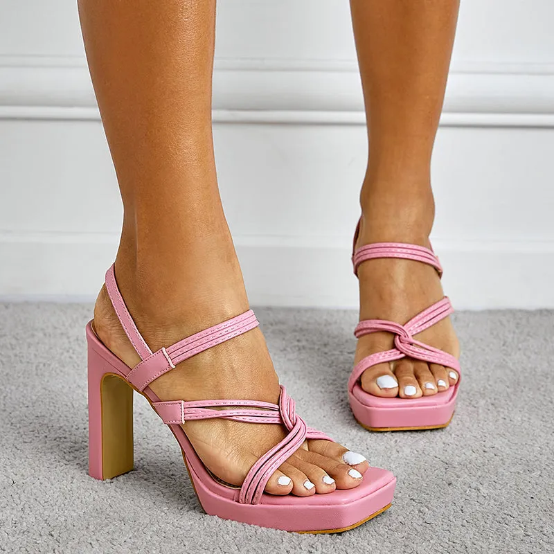 Ankle Strap Heel Sandals