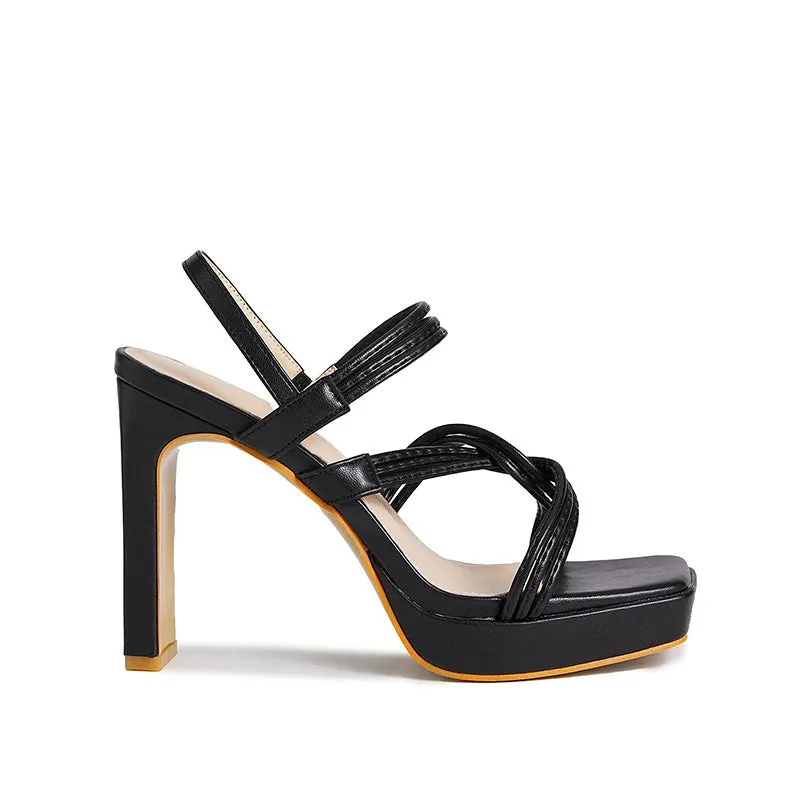 Ankle Strap Heel Sandals