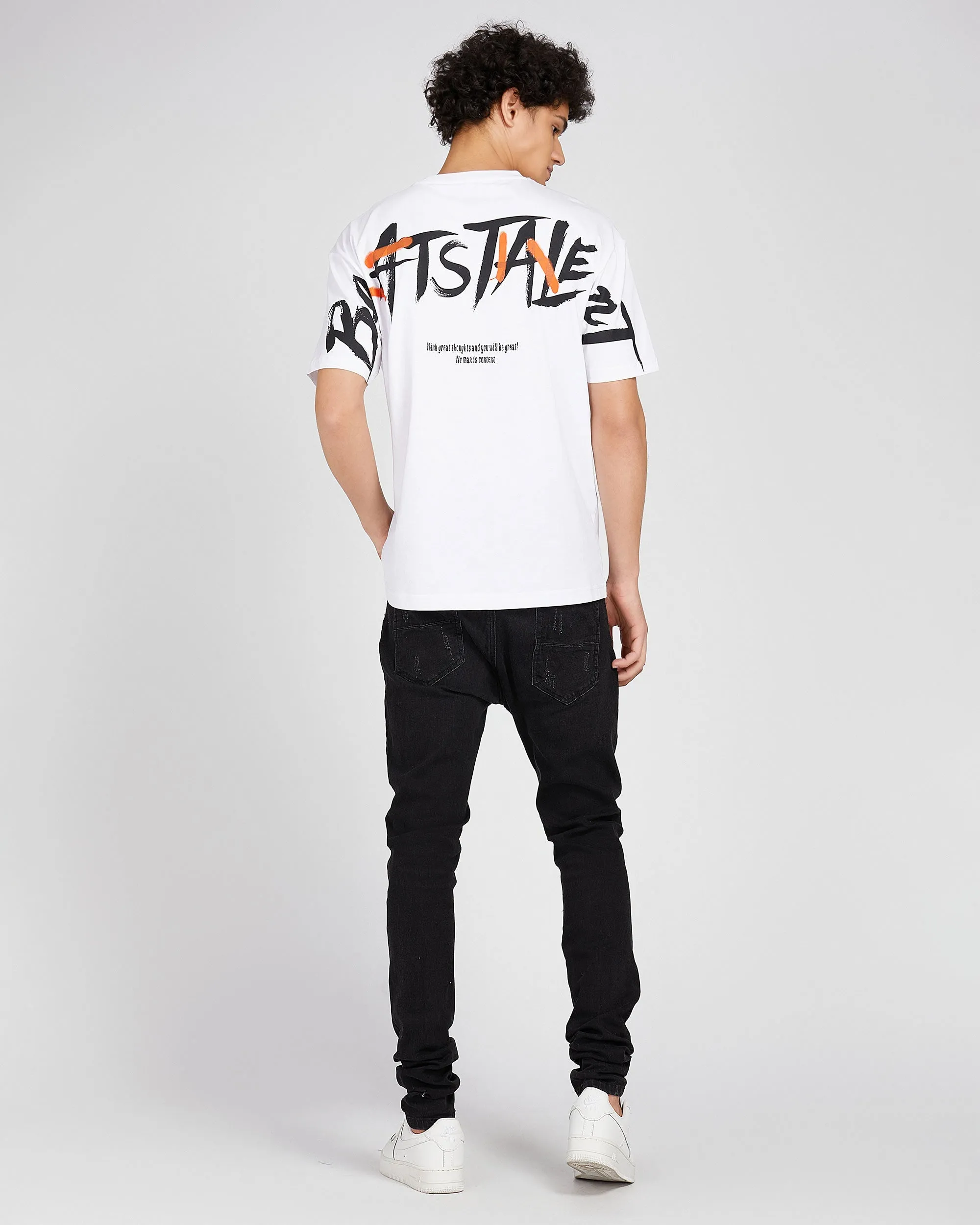 Artistic Graffiti Letters Print Tee-Mexico Local Delivery