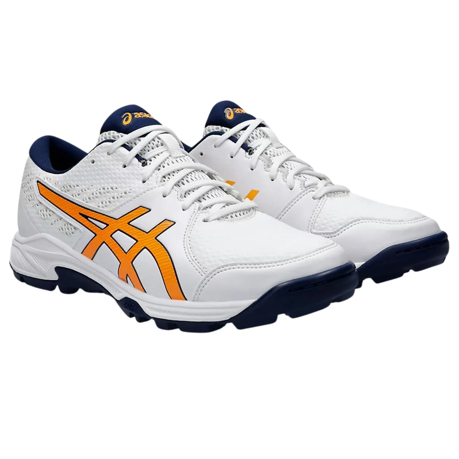 Asics Cricket Shoes Gel-Peake-2 - White Orange