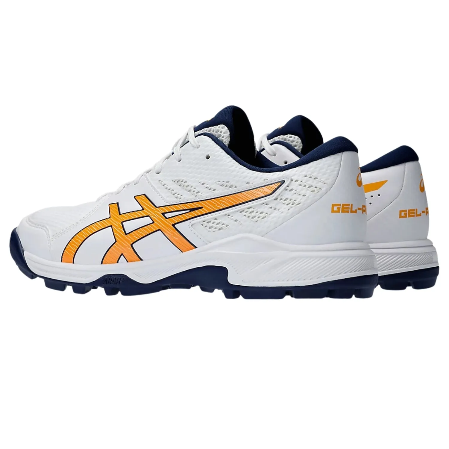 Asics Cricket Shoes Gel-Peake-2 - White Orange