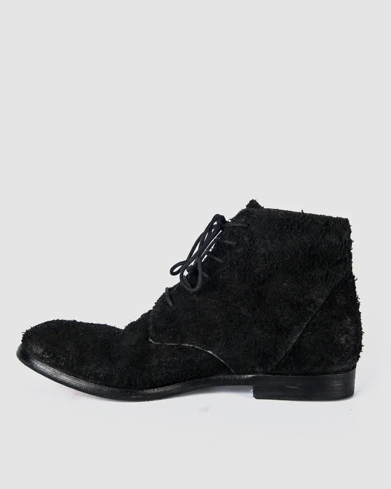 Ask long haired suede black