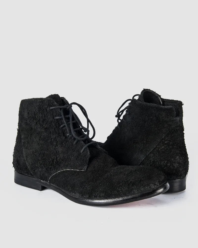 Ask long haired suede black