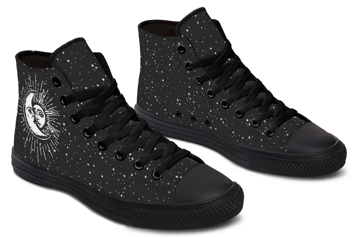 Astral High Tops - Classic Premium Canvas Shoes with Comfortable and Durable Soles