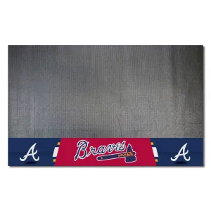 Atlanta Braves Vinyl Grill Mat - 26in. x 42in.