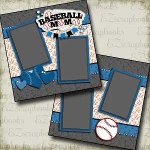 Baseball Mom Blue - 3238