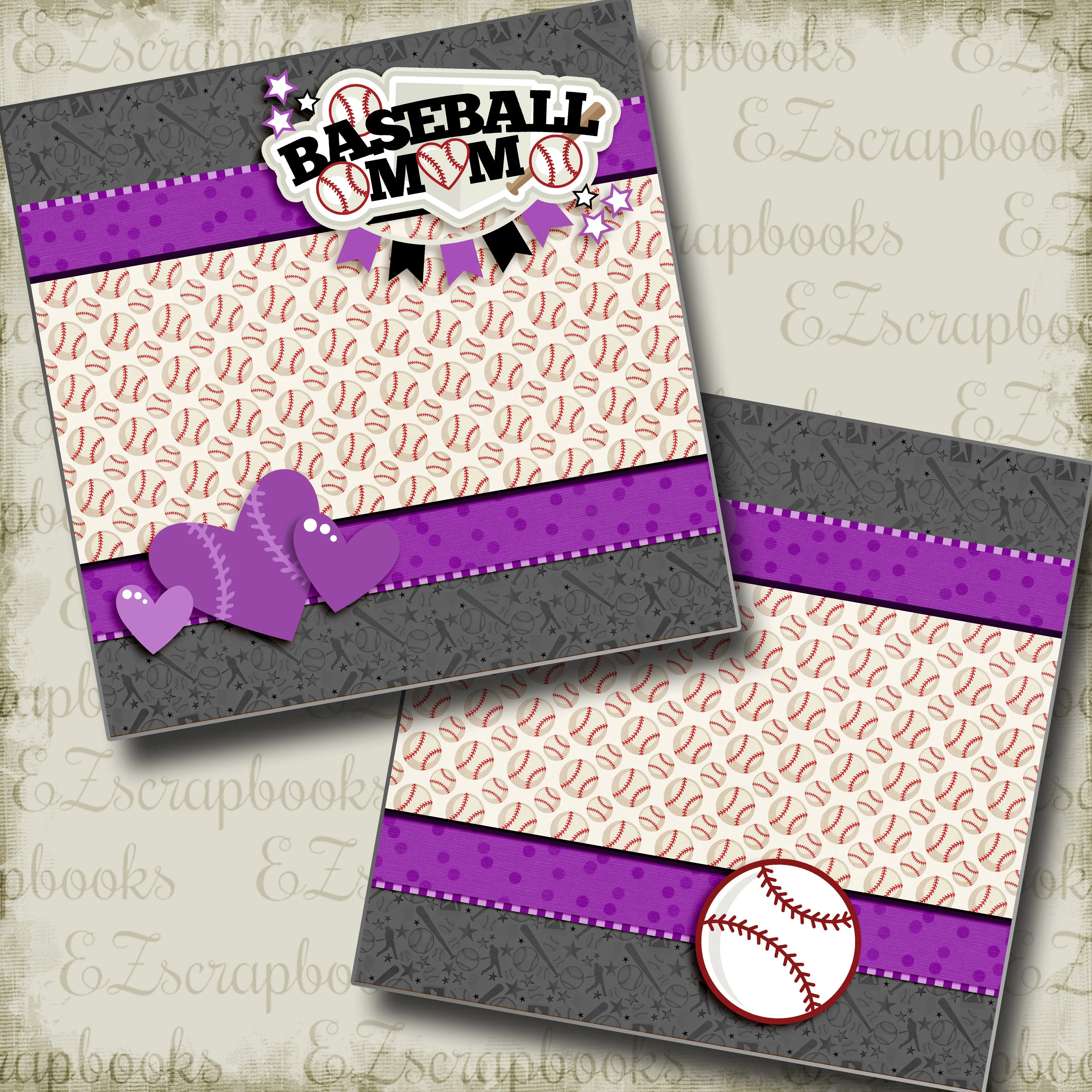 Baseball Mom Purple NPM - 3245