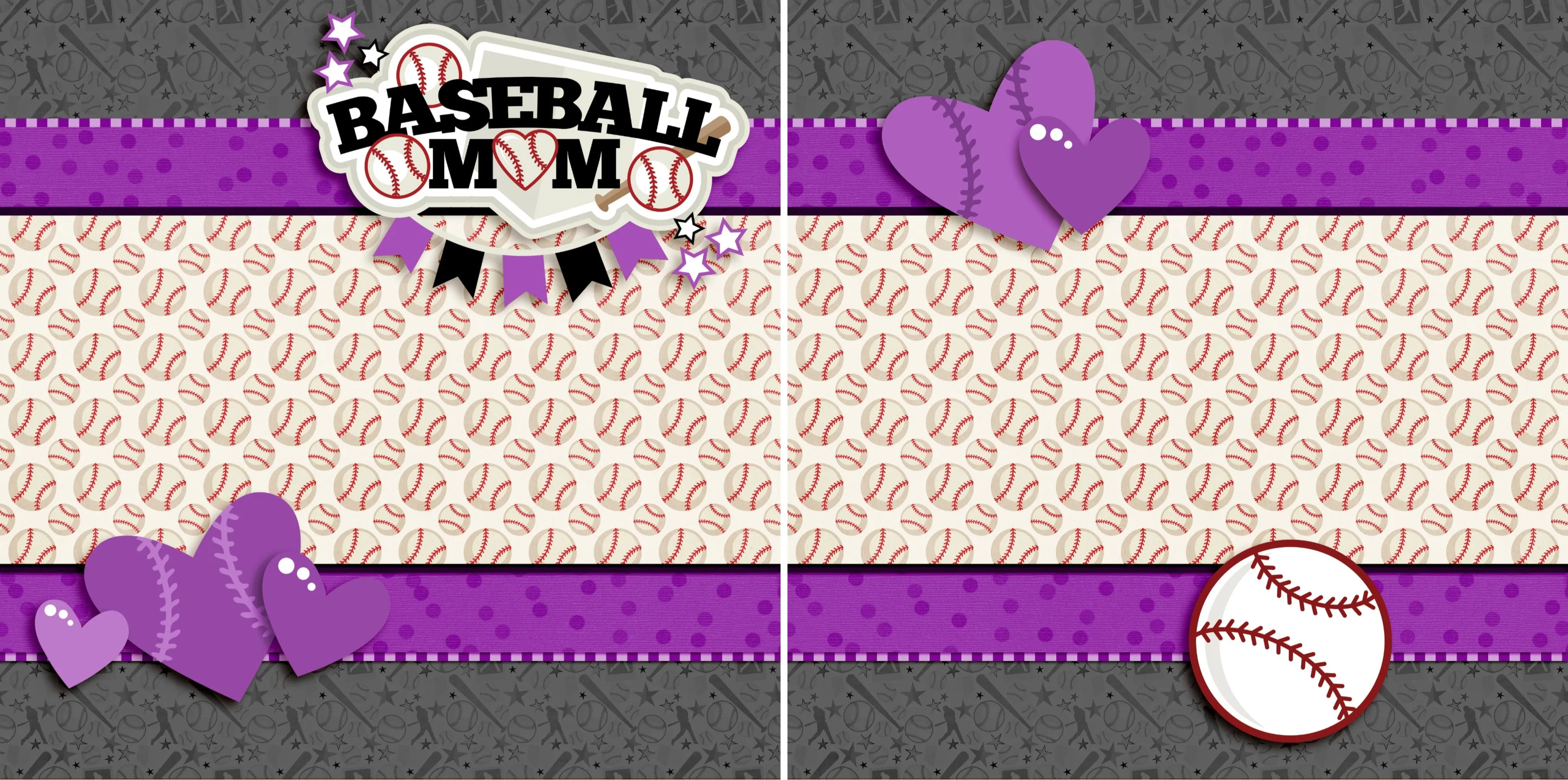 Baseball Mom Purple NPM - 3245