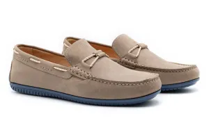 Bermuda Nubuck Braided Bit Loafers - Oyster