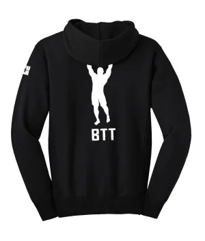 BTT Collegiate Black Zip Hoodie YOUTH