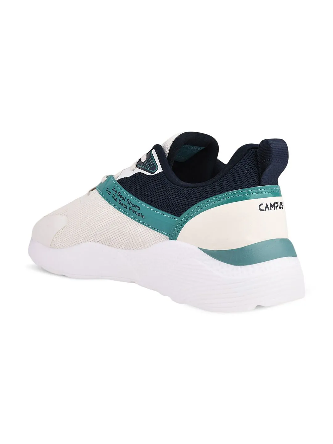 Campus Women White Mesh Running Shoes