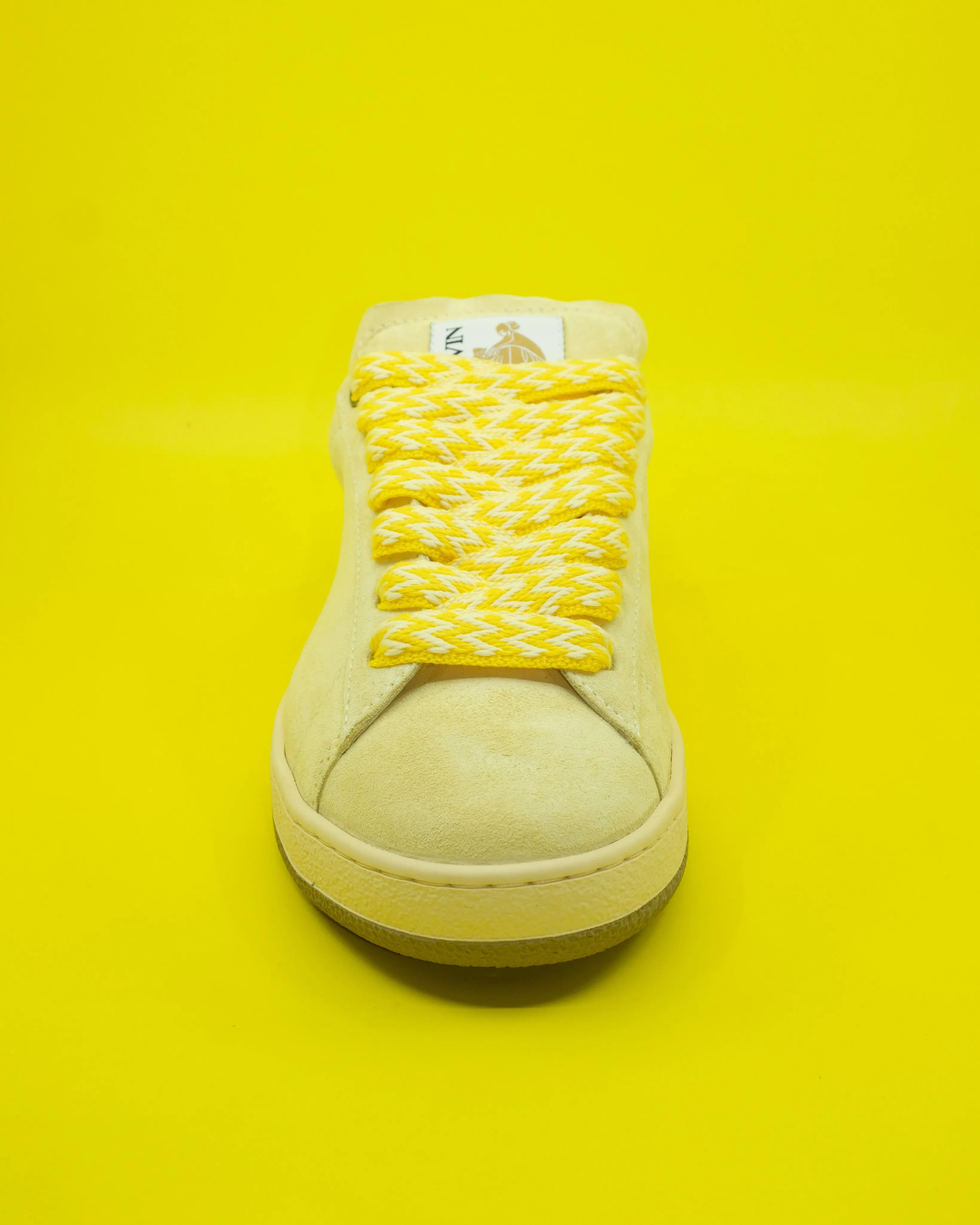 Chamomile Calf Suede Curb Lite Sneakers