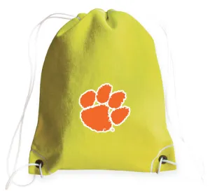 Clemson Tigers Tennis Drawstring Bag