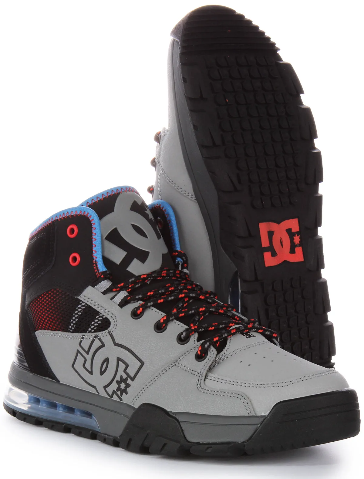 Dc Shoes Versatile Hi Water Resitant In Grey Blue