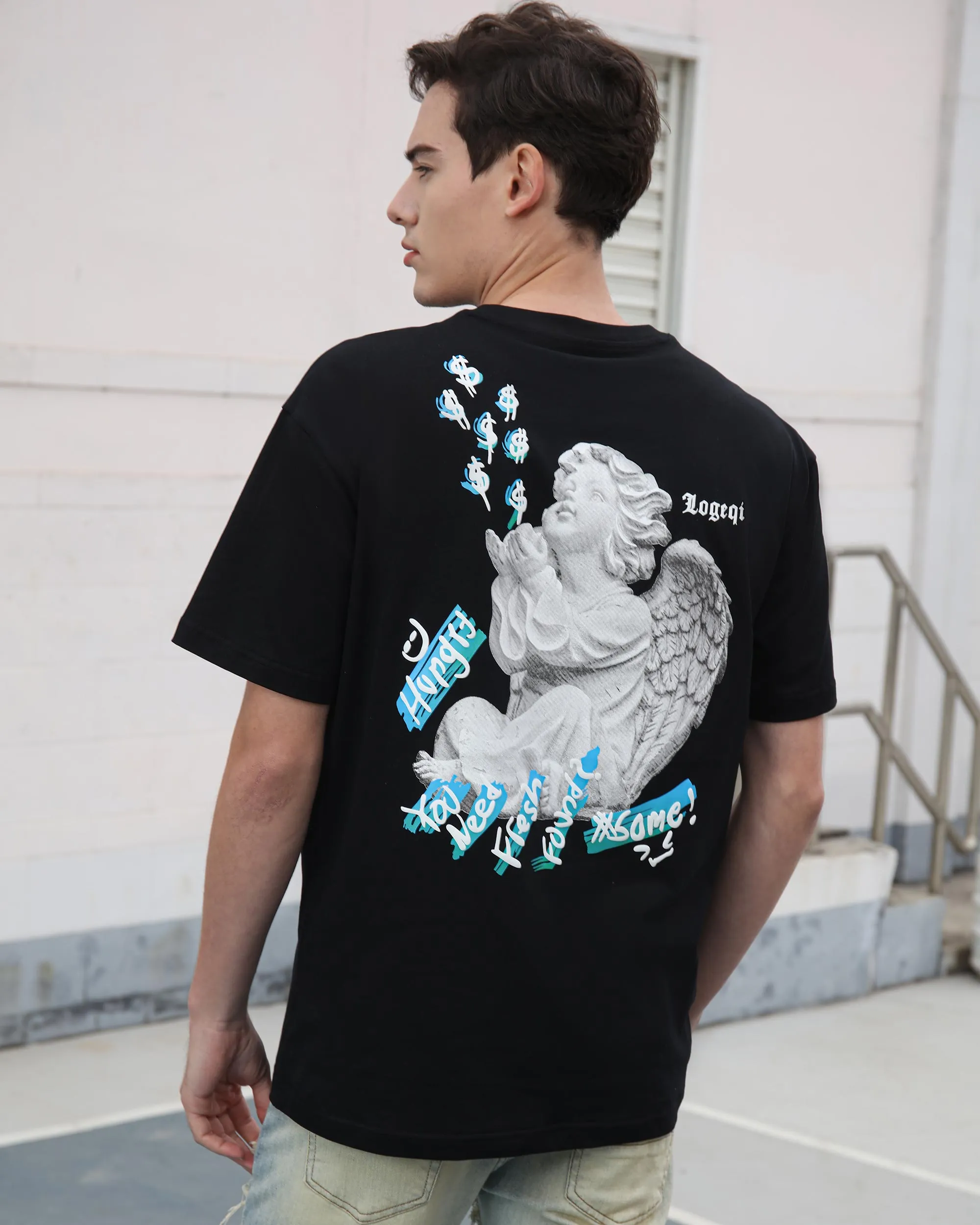 Designer Logo Graphic Print Tee