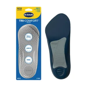 Dr.Scholls Tri-Comfort Men Insoles 8-12 Md