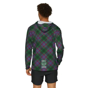 Dunans Rising Tartan Men's Sports Warmup Hoodie