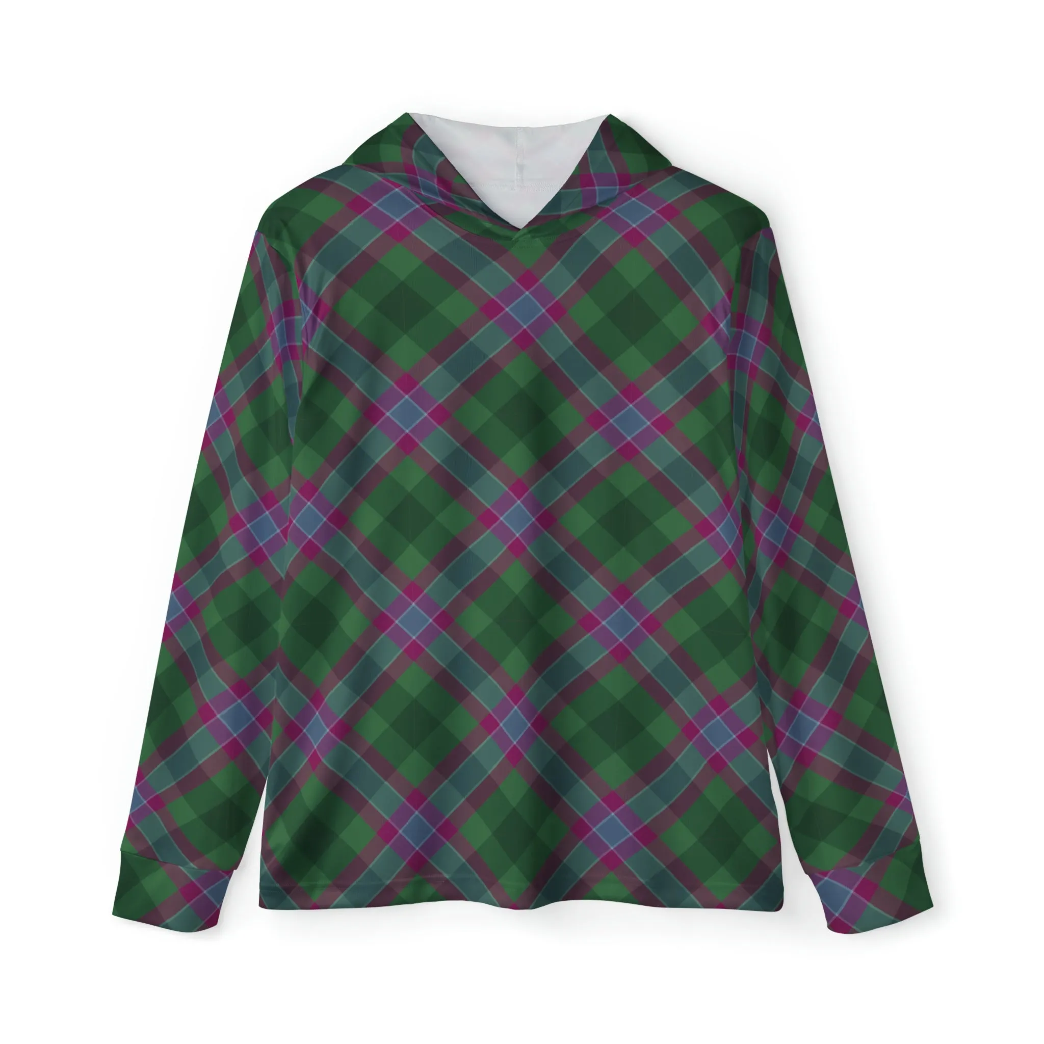 Dunans Rising Tartan Men's Sports Warmup Hoodie