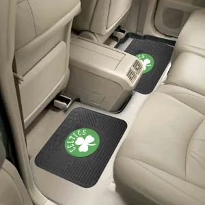 Fanmats Boston Celtics Back Seat Car Utility Mats - 2 Piece Set