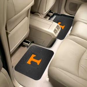 Fanmats Tennessee Volunteers Back Seat Car Utility Mats - 2 Piece Set