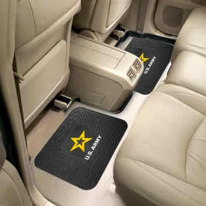 Fanmats U.S. Army Back Seat Car Utility Mats - 2 Piece Set