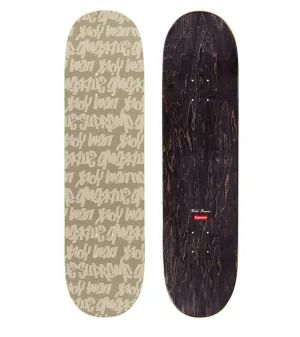 Fat Tip Tan Skateboard Art Deck by Supreme