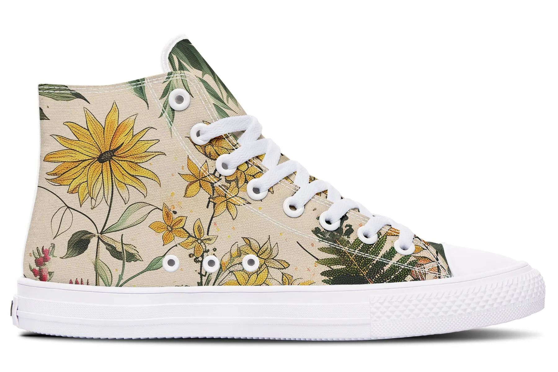 Fernwood High Tops - Classic Premium Canvas Shoes with Comfortable and Durable Soles