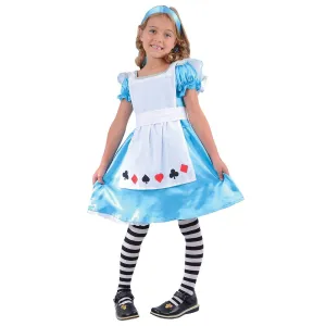 Girls Fairytale Alice In Wonderland Halloween Costume