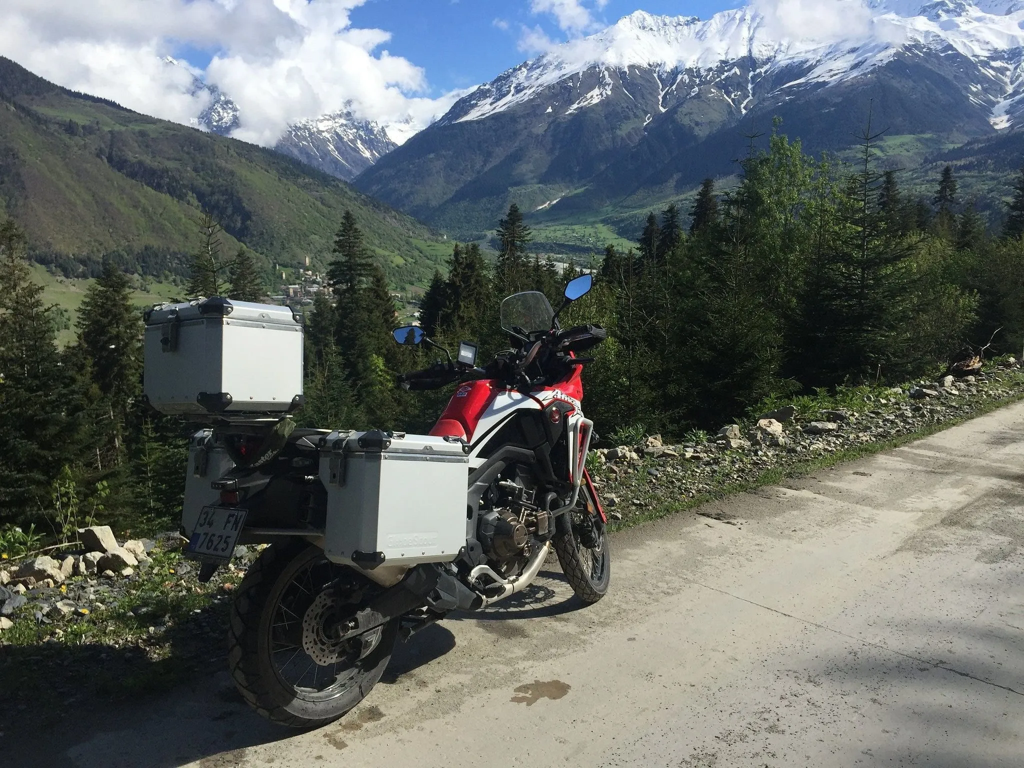 Globescout XPAN  'Special' Pannier Kit (CRF1000L Africa Twin)