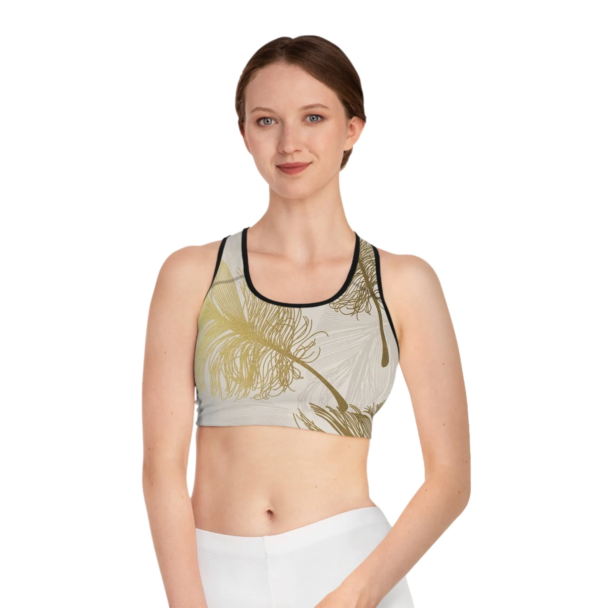 Golden Feathers - Inovax Sports Bra