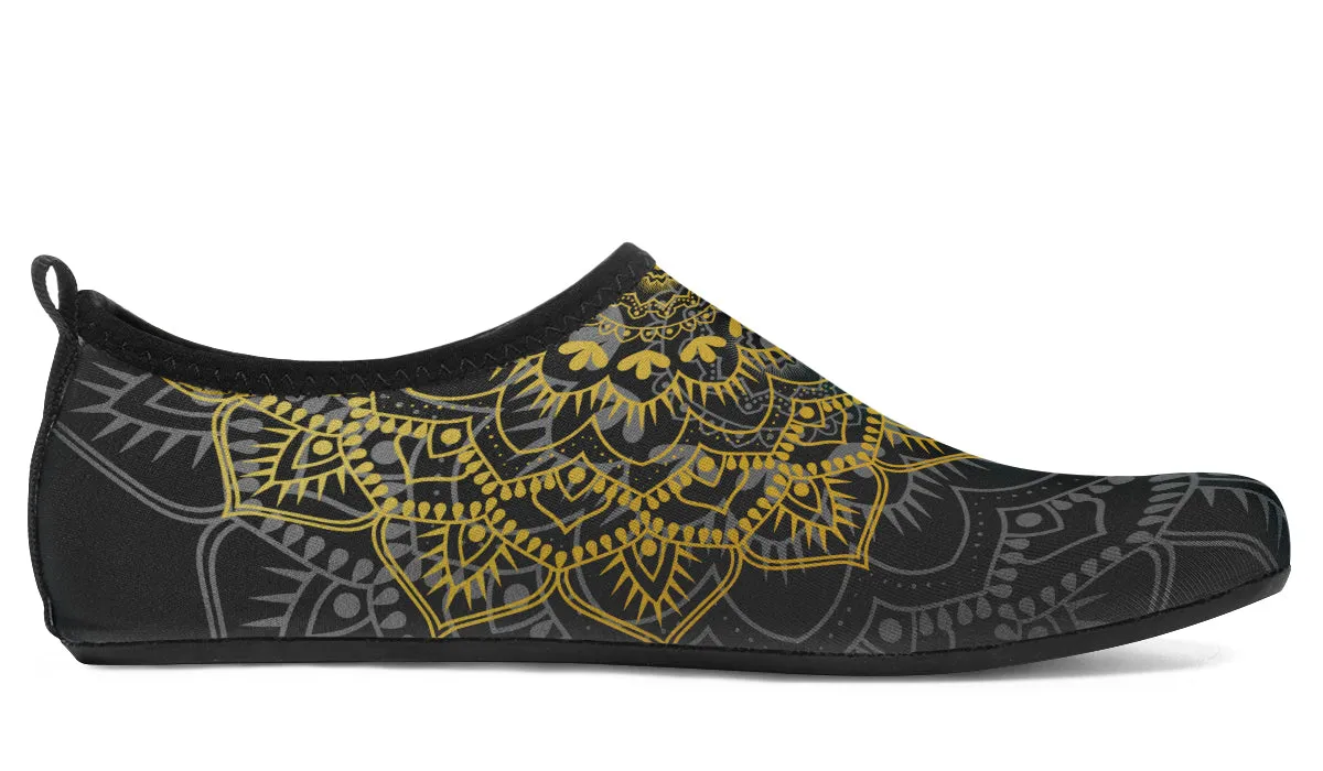 Golden Mandala Water Shoes