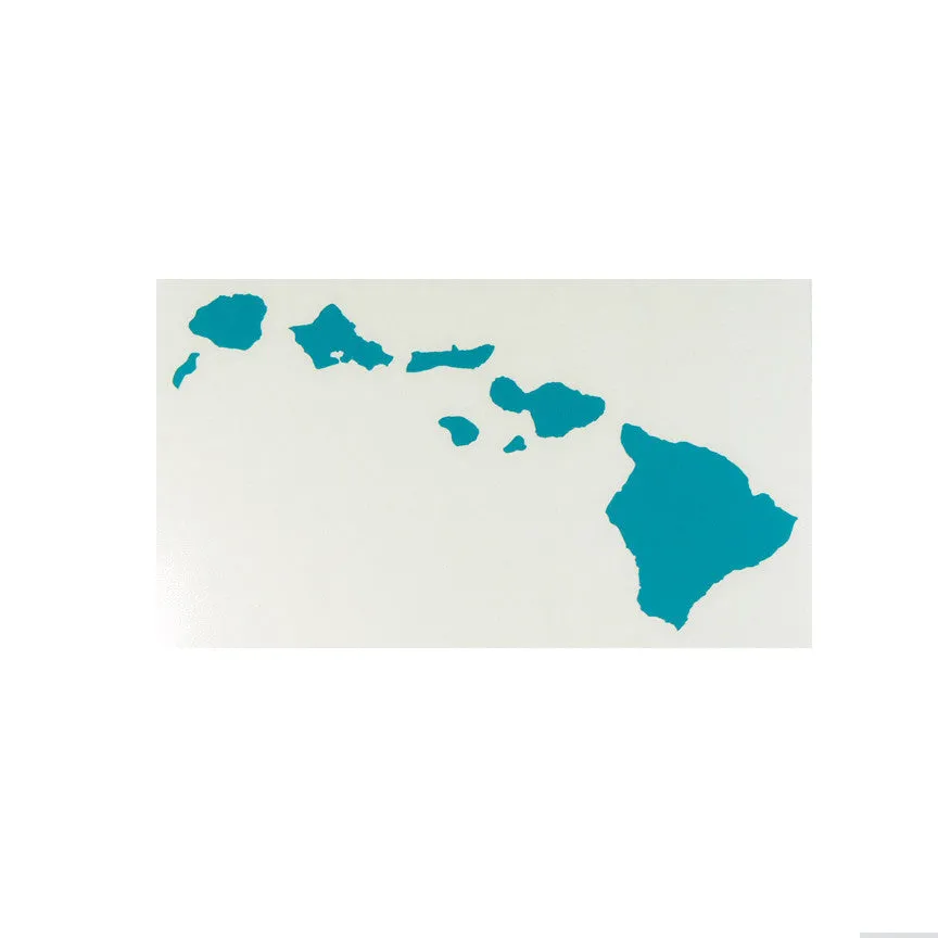  Hawaiian Island Chain 12" Diecut Sticker