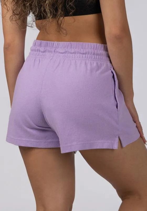 Heavy Weight Jersey Short - Passionflower