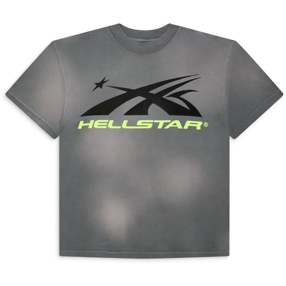 Hellstar Sports Core Logo Gel T-Shirt Grey