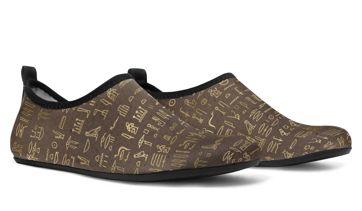 Hieroglyphics Water Shoes